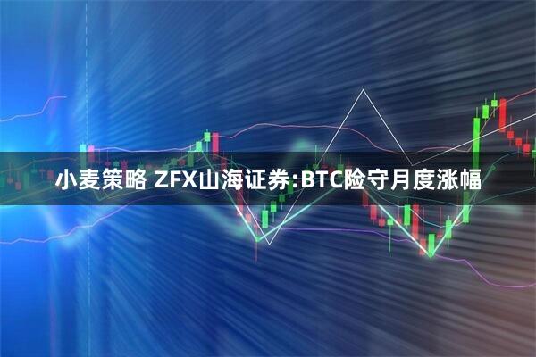 小麦策略 ZFX山海证券:BTC险守月度涨幅