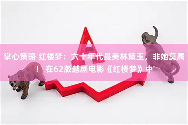 掌心策略 红楼梦：六十年代最美林黛玉，非她莫属！ 在62版越剧电影《红楼梦》中